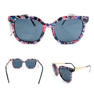 J Crew Sunglasses Modern Edge Black Pink Bold
